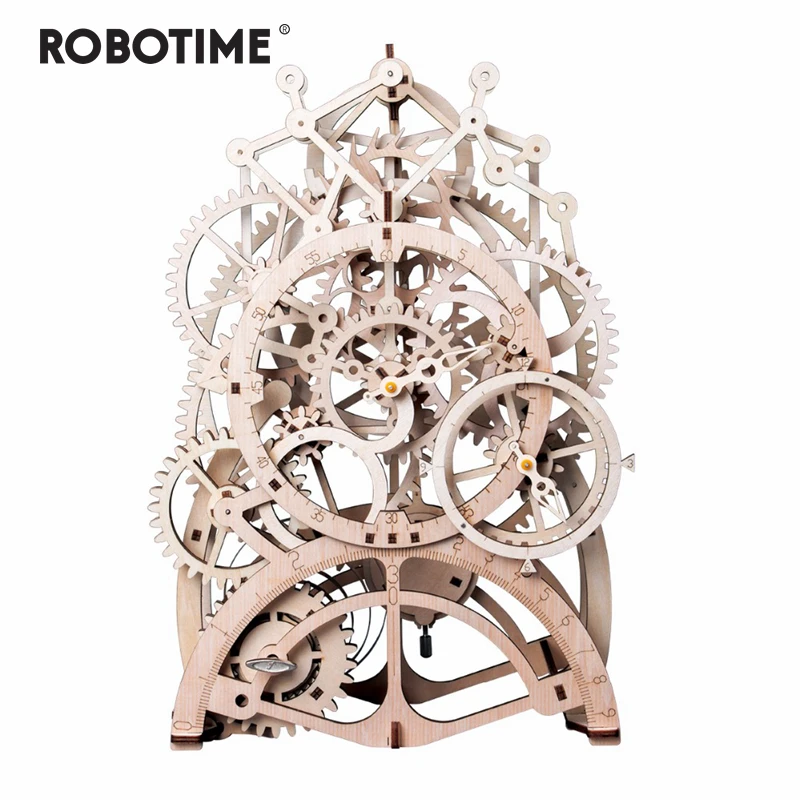 

Robotime DIY Puzzle Fun Toy 3D Mechanical Model Wooden Jigsaw Puzzle Assembly Toy Child Adult Exclusive Gift Wood Toys jooyoo