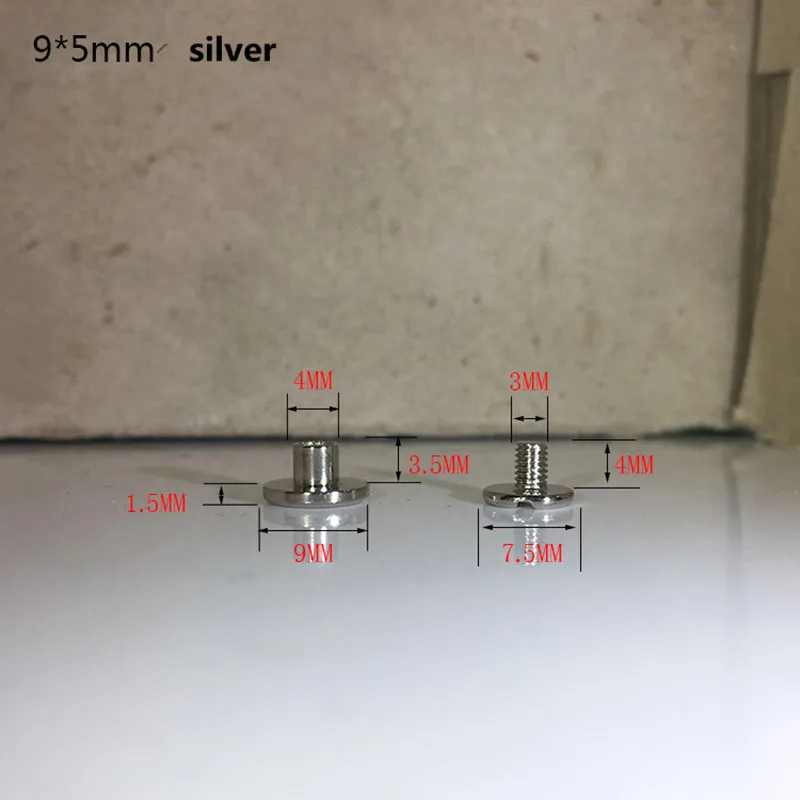 20 шт. 5/6. 5/8 мм ремень винт, украшенных декоративными клепками, гвоздь болт бухгалтерия винты с круглой головкой для кофр для одежды/сумки/Обувь Изделия из кожи