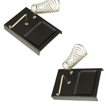 

1 piece Soldering Solder Iron Metal Rectangle Stand Station Bakelite Holder Base
