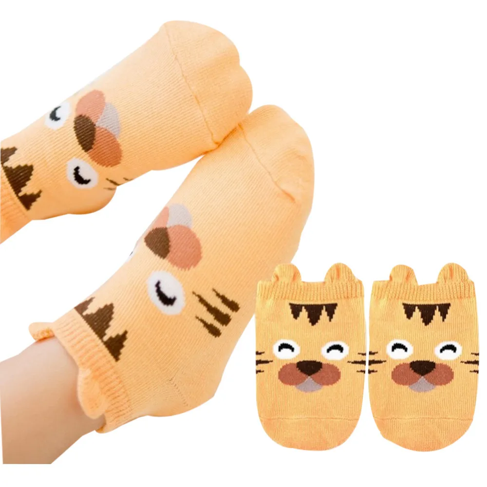 

Baby Infant Socks Newborn Cotton Boys Girls Cute Cartoon Toddler Anti-slip Socks brand animal print meias skarpetki dla dzieci
