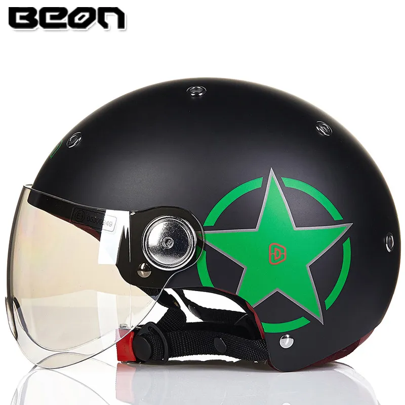 BEON B-103 шлем с открытым лицом E-BIKE moto cascos шлем винтажный скутер capacete moto rbike летний мотоциклетный rcycle шлем