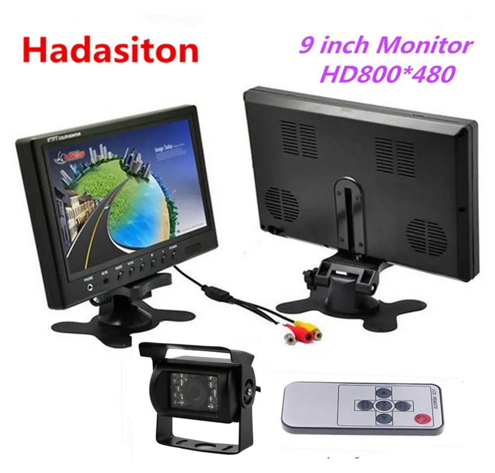 

9 inch TFT LCD Screen Car Monitor Headrest monitor with Remote control Use for Truck Car Bus Motorhome and CCTV Security System