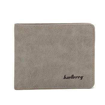 

Fashion Men Coin Purse PU Leather Solid Color Clutch Money Bag Vintage Card Holder Man Casual Short Wallet Purse Money Bags