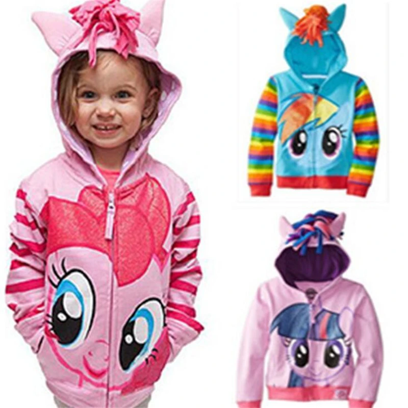 

Anime Cartoon My Girl Little Pony Cosplay Unicorn Kid Costumes Halloween Christmas Party Clothes Kids Hoodies
