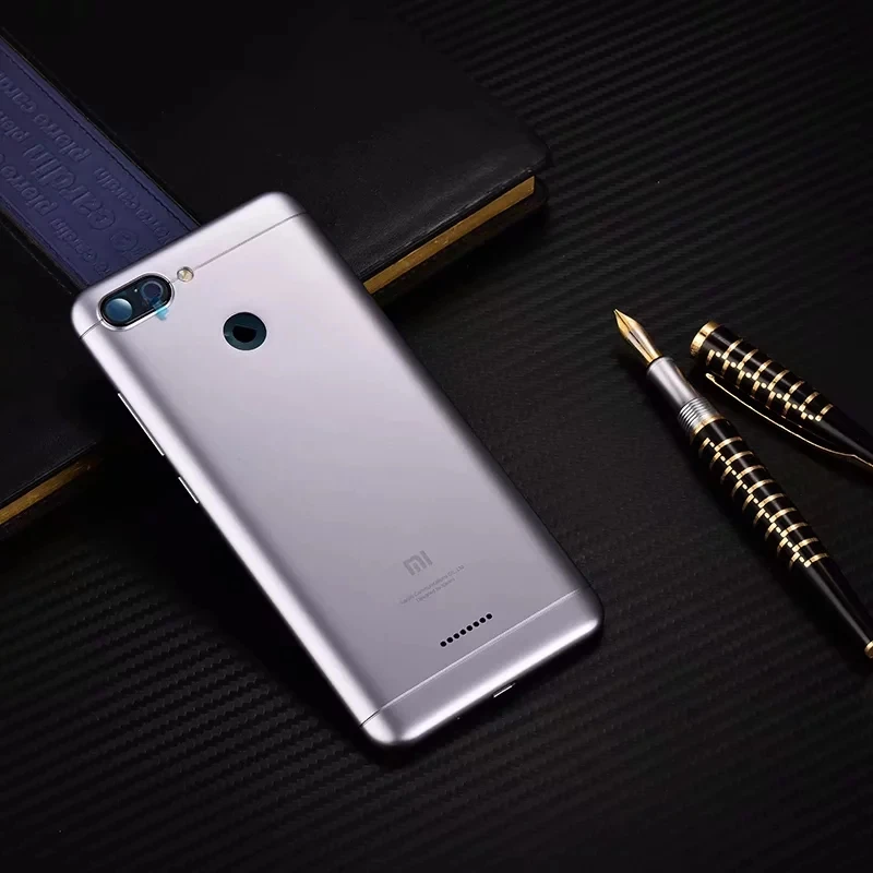 Оригинальный Корпус для Xiaomi Redmi 6 Redmi6 Пластиковая крышка задней крышки батареи