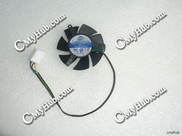 Подлинный для Zotac ZUNSHAN DF0501012BBG4A 01 DC12V 0.16A 4Pin 4Wire Размер: 47 мм вентилятор охлаждения