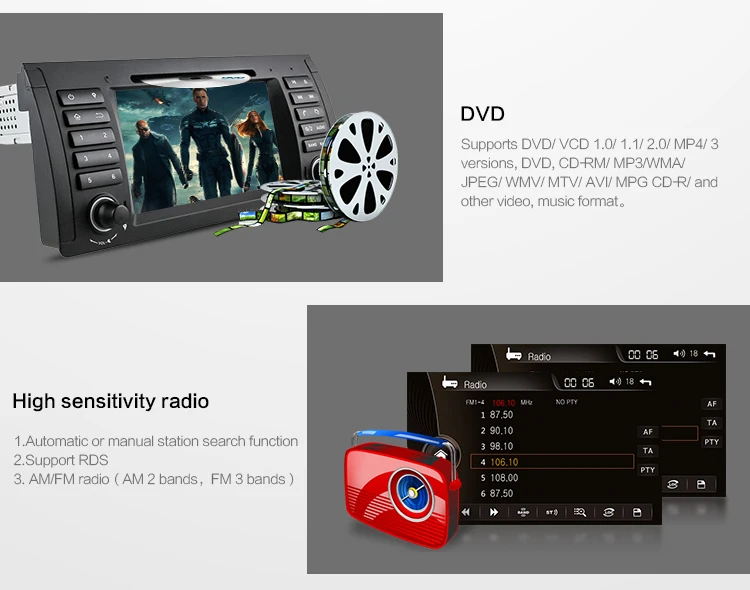 Perfect Eunavi single 1 Din 7 inch Car DVD player for BMW E39 E53 X5 E38 Car dvd gps with GPS Navigation car radio stereo audio video 11 Perfect Eunavi single 1 Din 7 inch Car DVD player for BMW E39 E53 X5 E38 Car dvd gps with GPS Navigation car radio stereo audio video 11