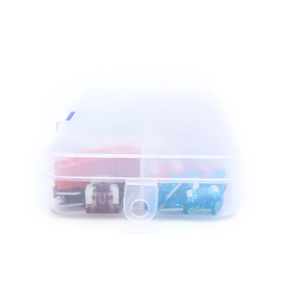 100Pcs Assorted Car Truck Mini Fuse Micro Blade Fuse Set Kit Auto Safety Pin Fuse Accessory Blade Fuse Set Care For Cars