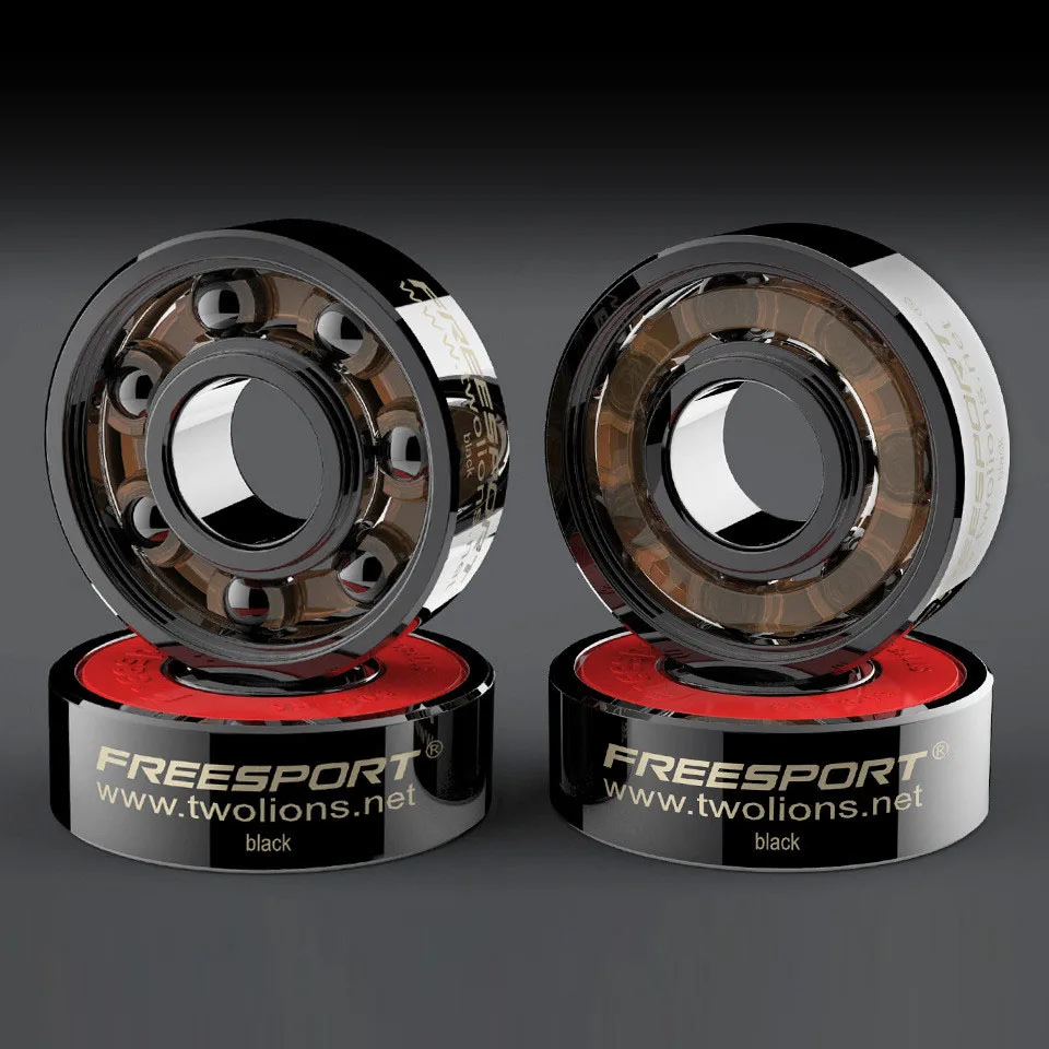 JAPY أبيض أسود السيراميك سرعة حذاء تزلج بعجلات تحمل 608zz 8*22*7mm أخدود عميق التزلج 7 كرات ABEC-9 لوح التزلج تحمل H002