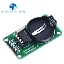 TZT Новое поступление RTC DS1302 модуль часов реального времени для AVR ARM PIC SMD для Arduino