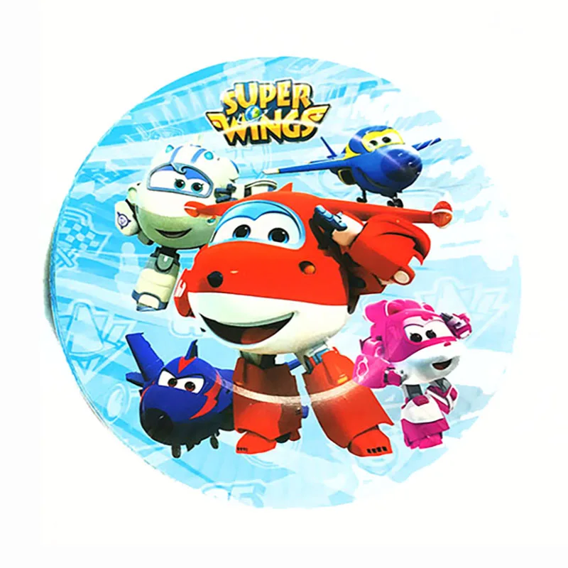 Super Wings тематическая вечеринка на день рождения украшения детский душ вечерние принадлежности Super Wings Одноразовые Салфетки Для стаканчиков баннеры