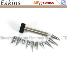 Паяльная станция WSP80 железная ручка Втулка из нержавеющей стали втулка WSP80 паяльная железная ручка Weller Серебряная серия с 10 наконечниками