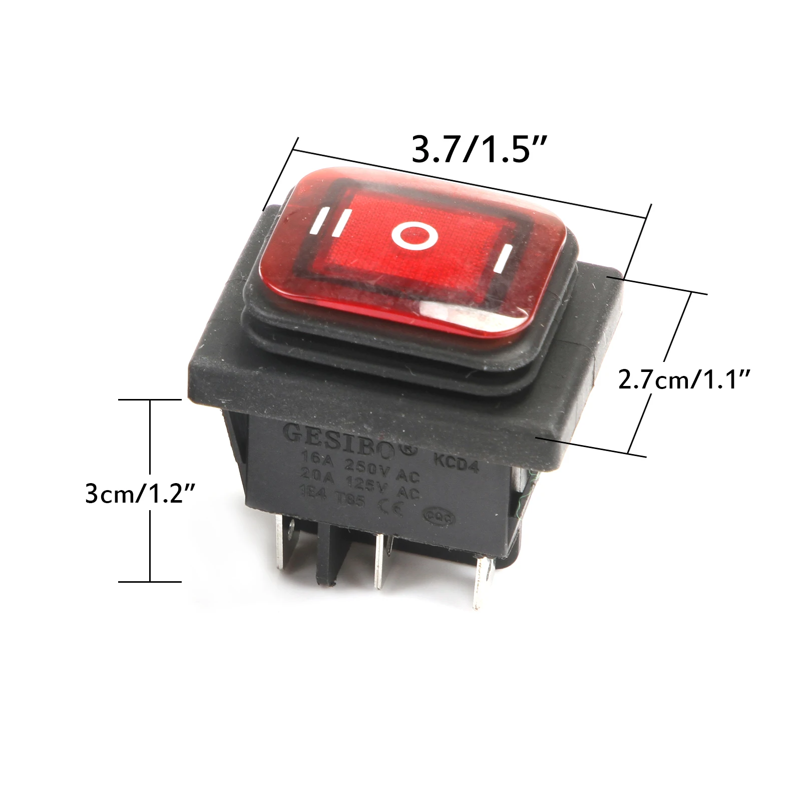 Красный/зеленый/желтый/синий 12V 6 pin-код 3 файлы DPST IP67 море светодиодный