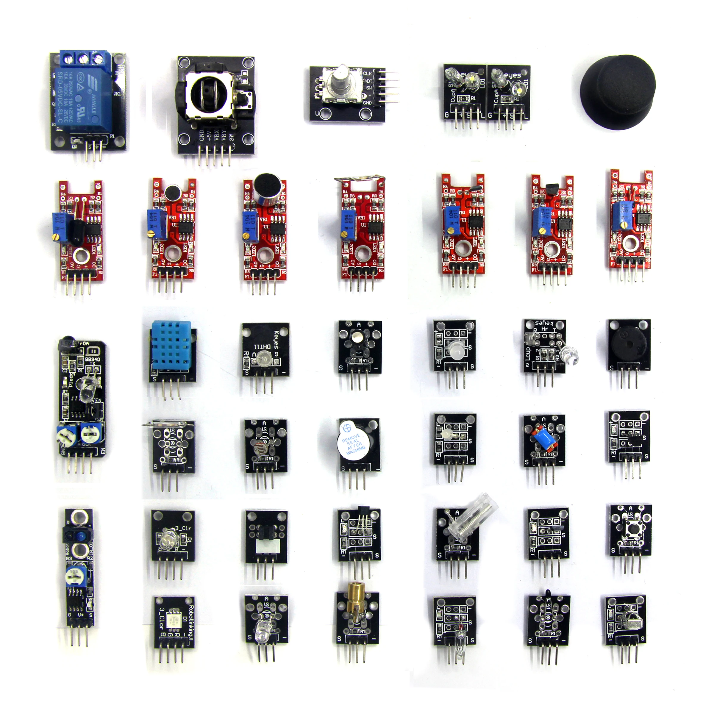 Высокое качество 37в1 37 в 1 комплект датчика для arduino DIY Kit