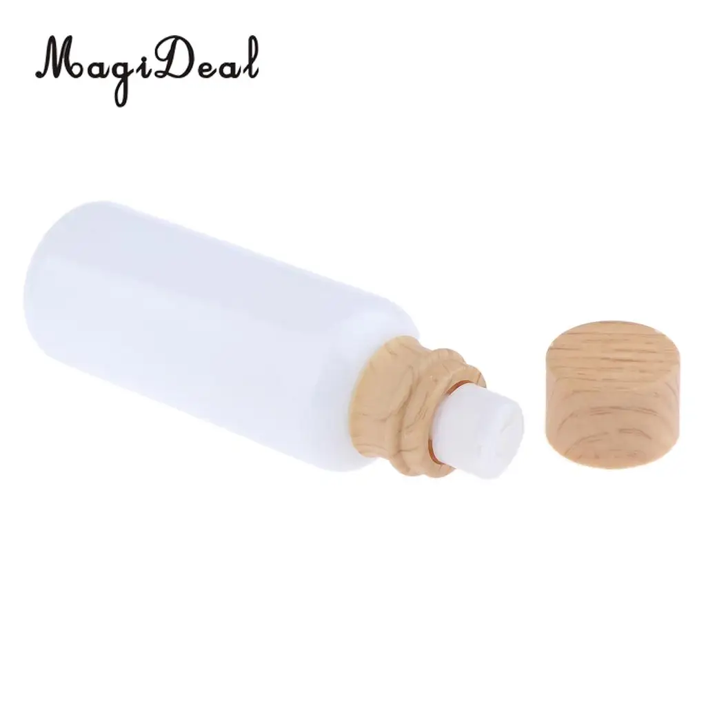 Kesoto Empty Glass Makeup Refillable Container Face Cream Pump Bottle for Travel