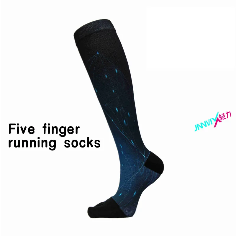 JINNMIX men marathon Toe Socks cross country running High cylinder