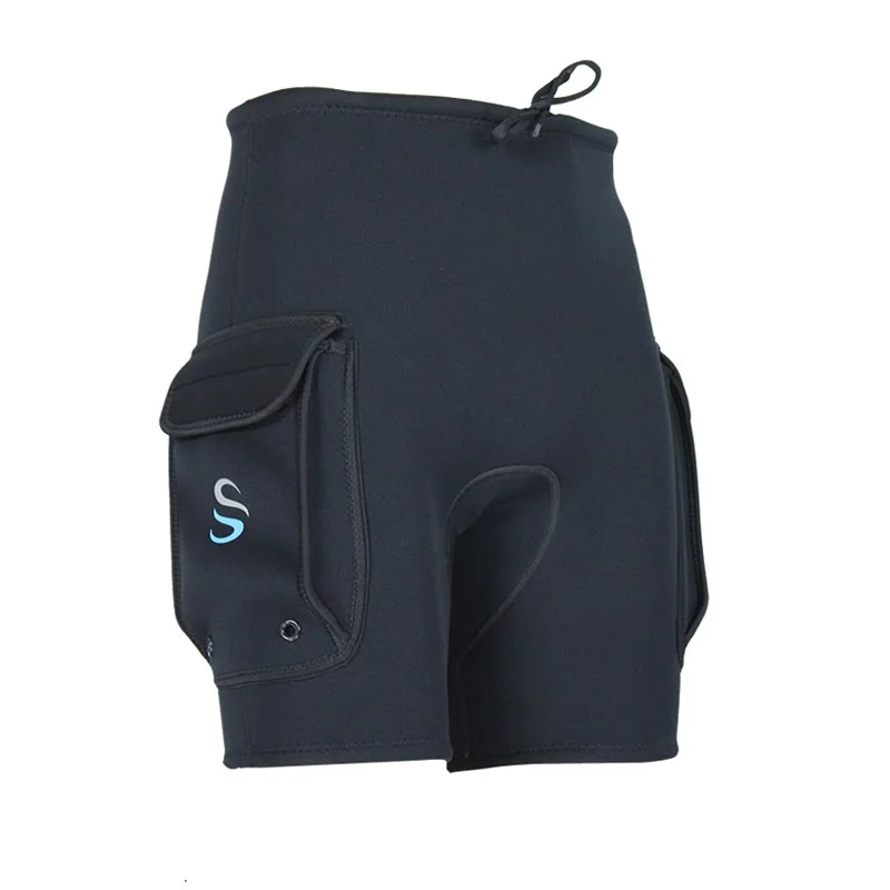 

3mm Neoprene Wetsuits Pants Pocket Design Surfing Snorkeling Scuba Diving Equipment Surfing Trunks Submersible Tech Shorts