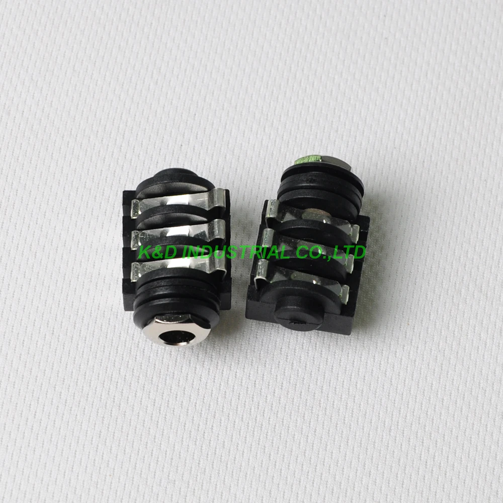 10pcs 1 4 Cliff Phone Jack 6 35 6pin Headphone Audio Tube Amp Guitar Stereo
