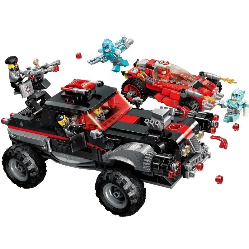 

New Hot Power squad Death Dragon Truck Model Building Blocks Sets Bricks Educational Toys for Children gift