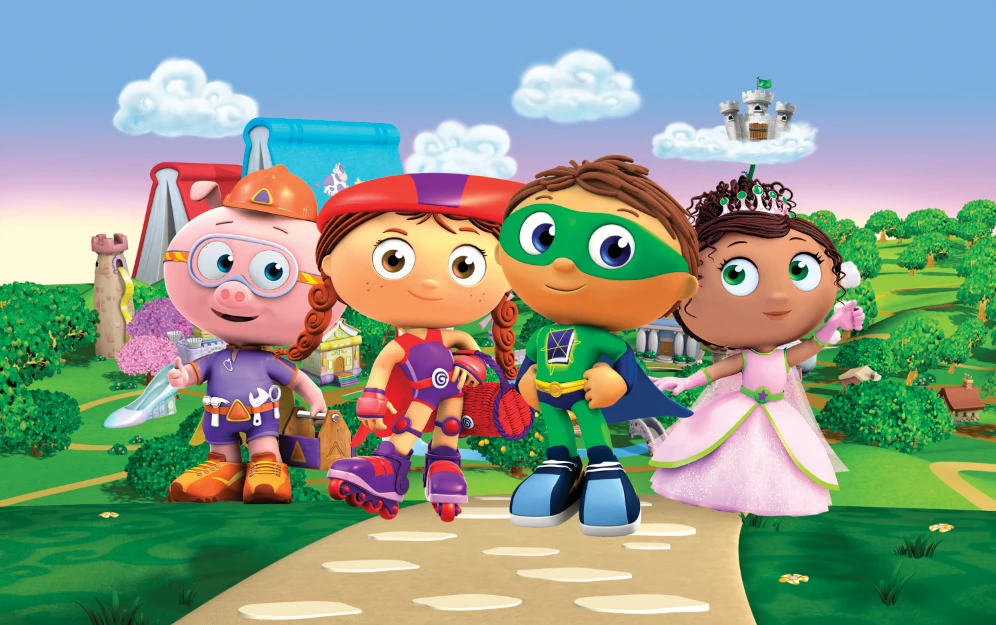 

7x5FT Green Garden Super Why Photo Background Studio Props Backdrops Vinyl