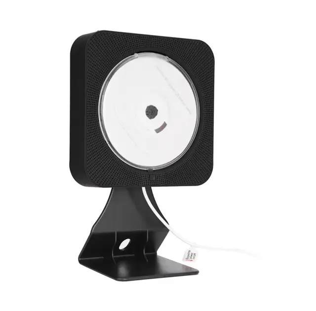 New Wall Mounted Bluetooth DVD CD Player Speaker with Remote Control (Black US)
