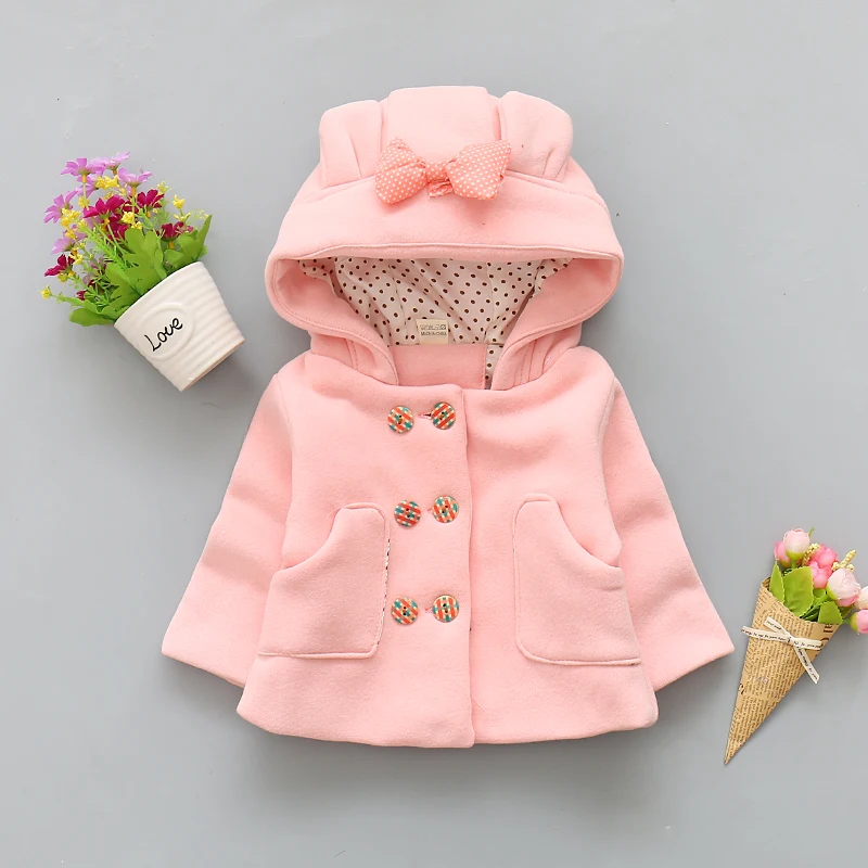 BibiCola/осенне-зимняя куртка для маленьких девочек одежда на Рождество куртка для маленьких девочек, пальто теплая одежда для малышей Детские толстовки, верхняя одежда