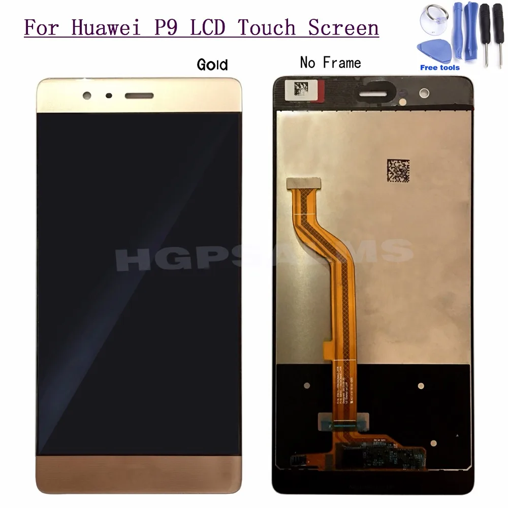 Для huawei P9 ЖК-дисплей кодирующий преобразователь сенсорного экрана в сборе с