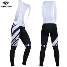 Siilenyond, велосипедный комбинезон, мужские, сохраняющие тепло, для горного велосипеда, Ciclismo, панталоны, 3D гель, мягкий, для велосипеда, плотные, велосипедные брюки