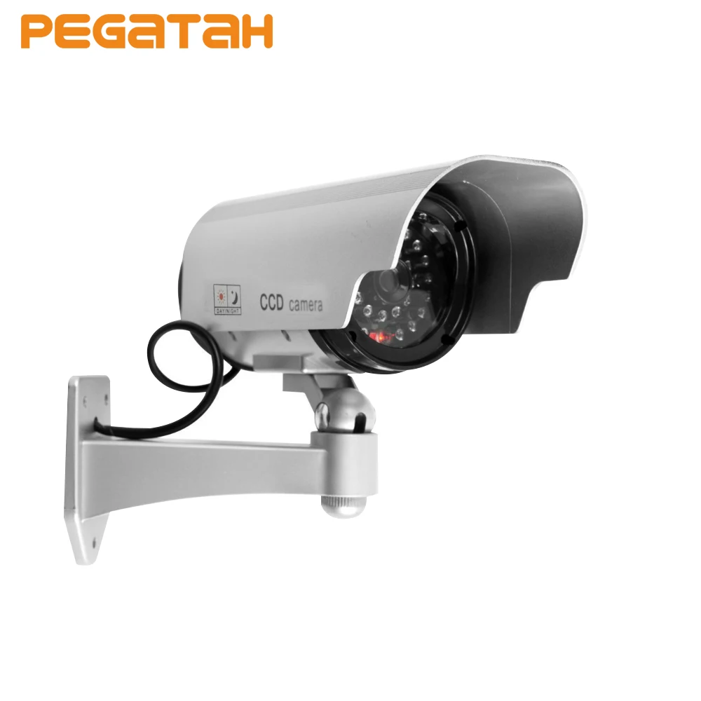 Dummy Camera AA Battery for Outdoor Indoor Surveillance Security Fake Camera Bullet CCTV Camera Home Security