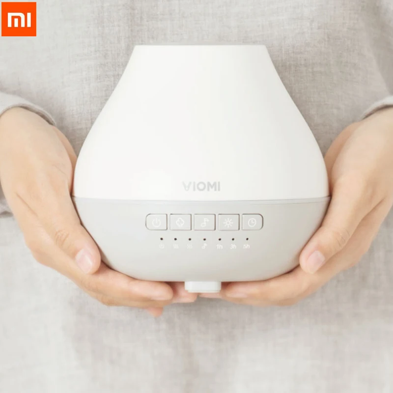

Stock Xiaomi VIOMI Aromatherapy Diffuser Ultrasonic Humidifier - MUSIC EDITION Bluetooth Romantic led Music Speakers Best Gift