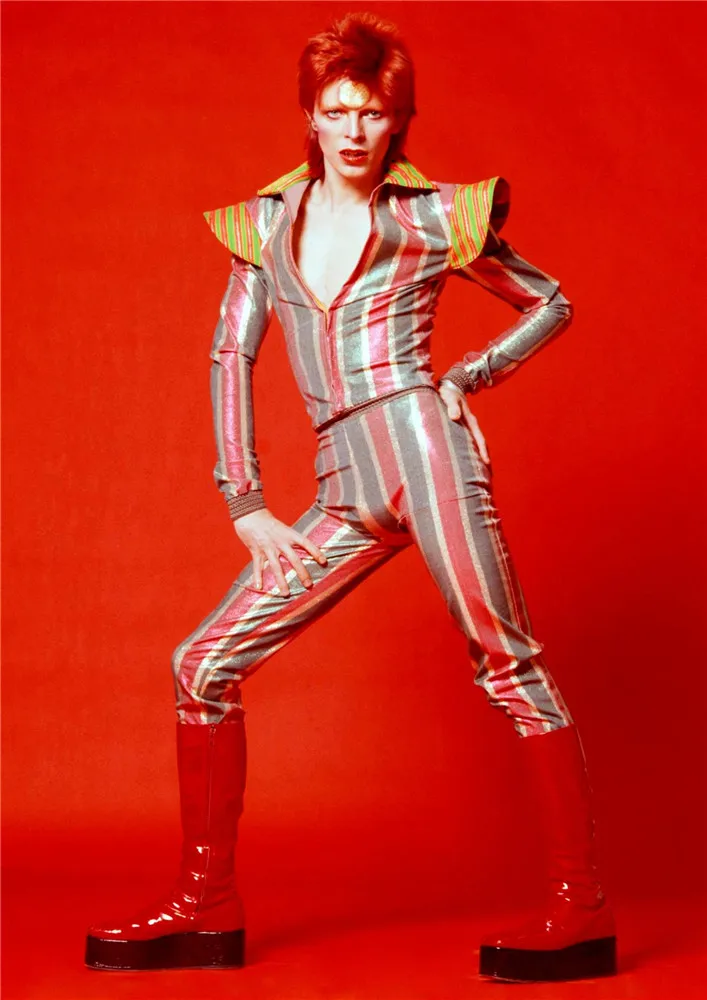 David Bowie рок группа постер четкое изображение наклейки на стену украшение дома