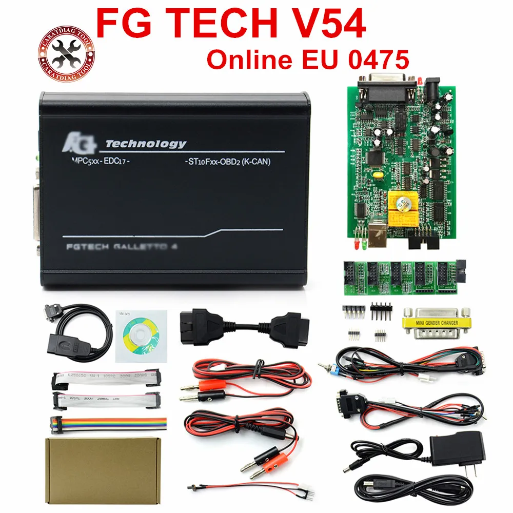 Новое поступление европейский стандарт 0475/0386 FGTech V54 Galletto 4 полная поддержка чипа