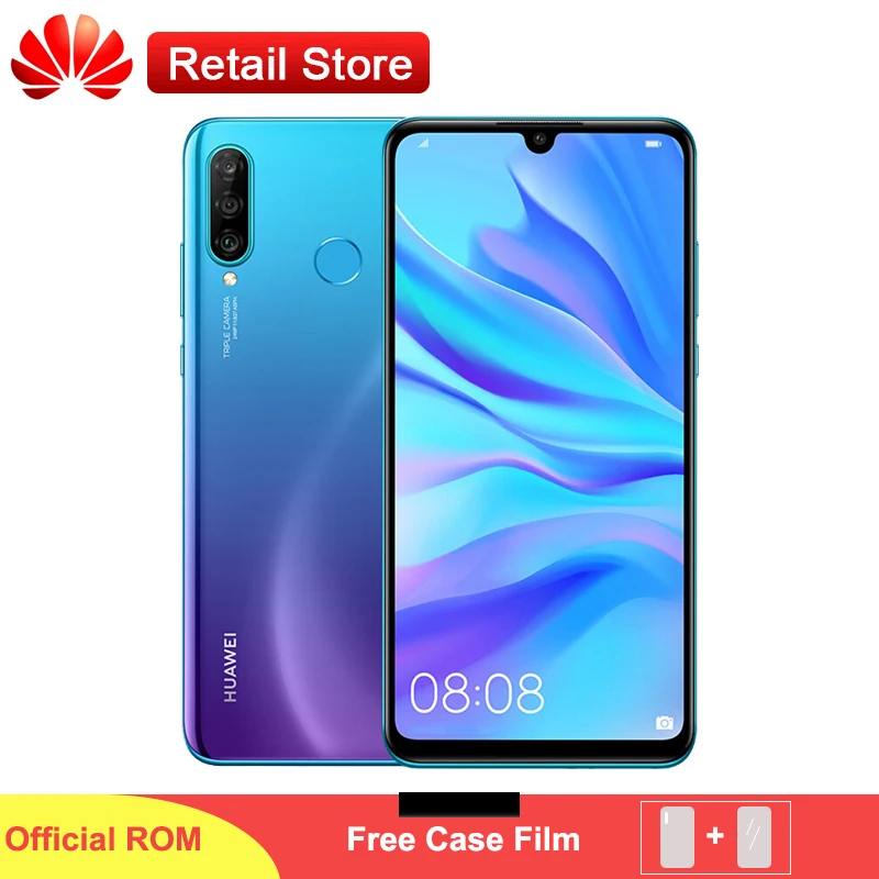 

HUAWEI P30 lite Nova 4e Smartphone Kirin 710 Octa Core Android 9.0 6.15" FHD 4 AI Camera FingerPrint OTG Fast Charge Phone