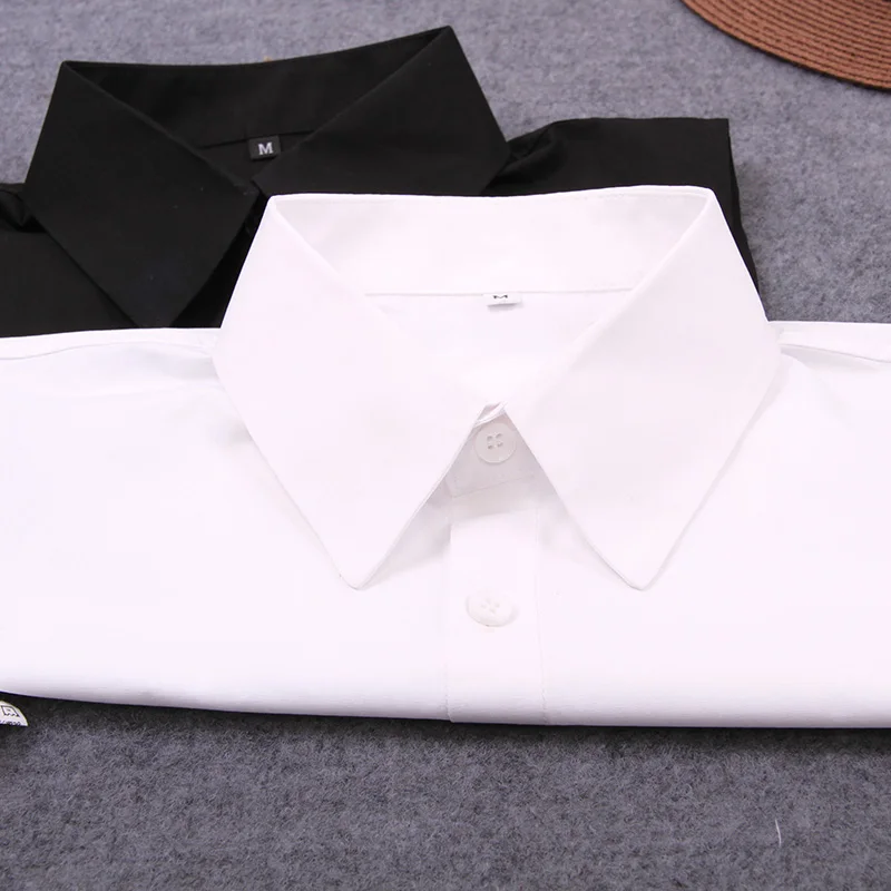 S-2XL Women Tie Vintage Detachable Lapel Choker Necklace Shirt Fake False Collar