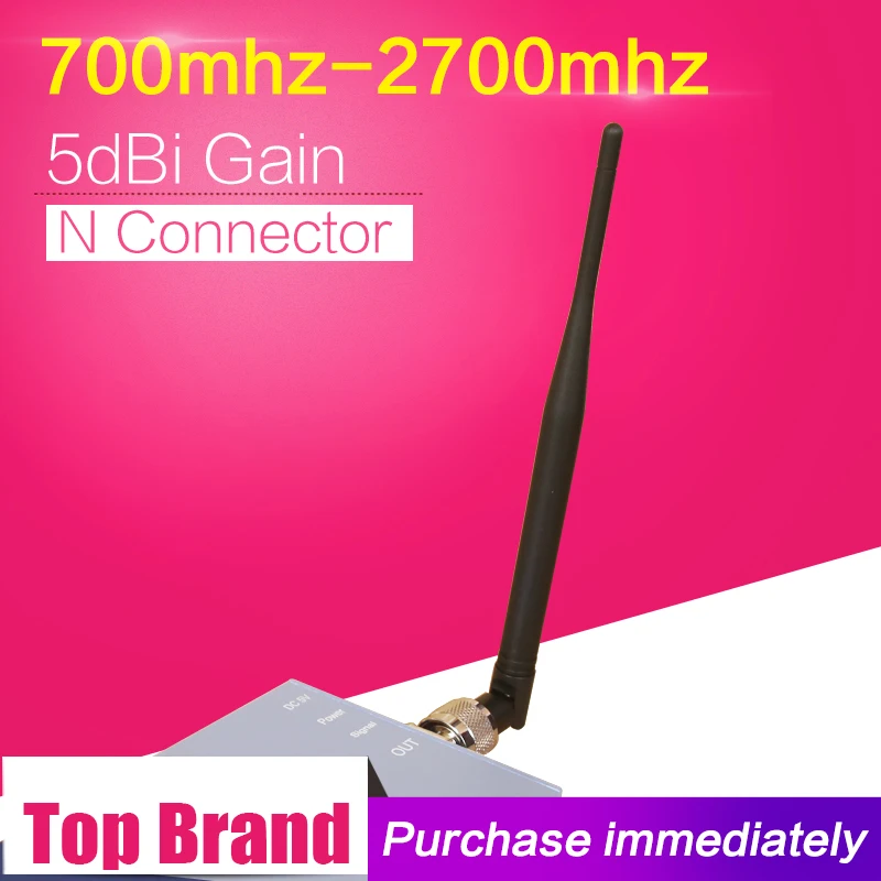 Антенна 5dBi 700 2700 МГц GSM 4G LTE мобильный телефон разъем N Type всенаправленная