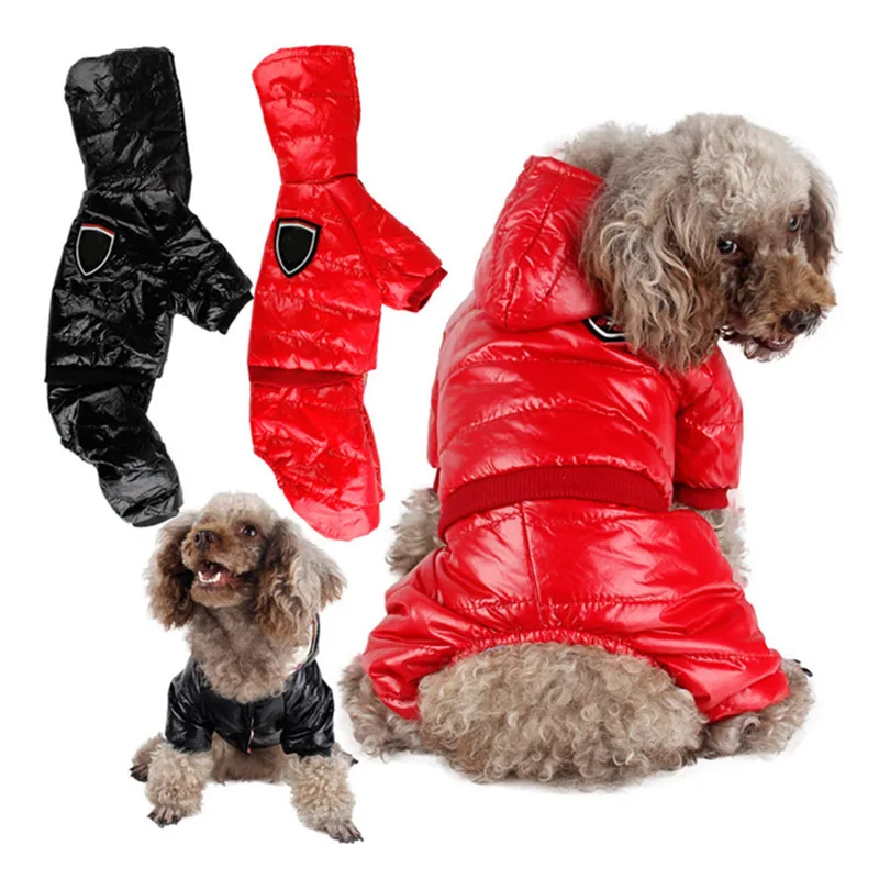 

Pet Dog Clothes Hoodie Waterproof Keep Warm Front Buttons Fashion For Autumn Winter Hot Sale