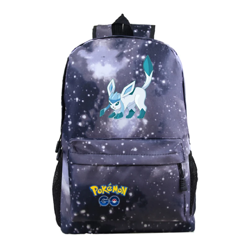 Pokemon Glaceon rucksack Students School Bags beautiful back to school gift backpack School Bags beautiful school Backpack