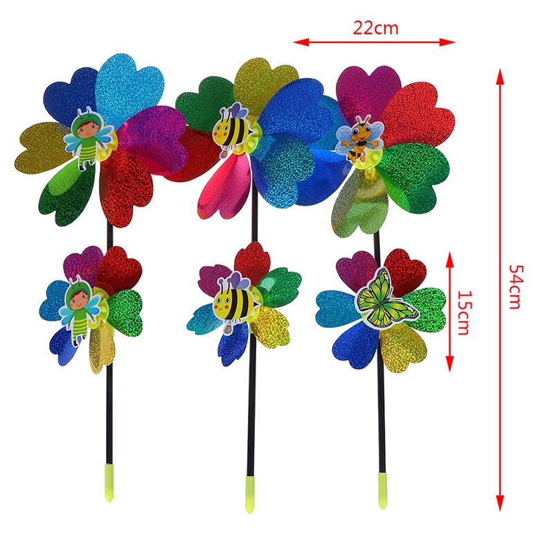 1 шт. Красочные Блестки ветряная мельница ветер Спиннер домашнее украшение сада, двора детские игрушки