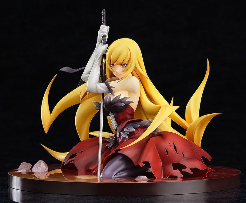 14 см аниме фигурка Monogatari Nisemonogatari Oshino Shinobu оружие 1/8 Масштаб ПВХ сексуальная Коллекционная модель подарок кукла - Цвет: no color box