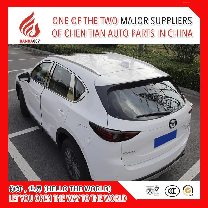 

High quality Aluminium alloy screw install side rail bar roof rack for Mazda mazda CX-5 cx5 2017 2018 17 18 sales champion