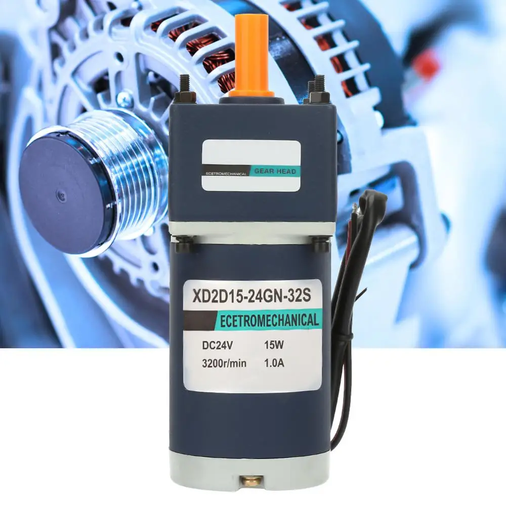 

DC24V 15W XD2D15-24GN-32S Reduction Gear Motor Permanent Magnet DC Reduction Motor Adjustable Speed