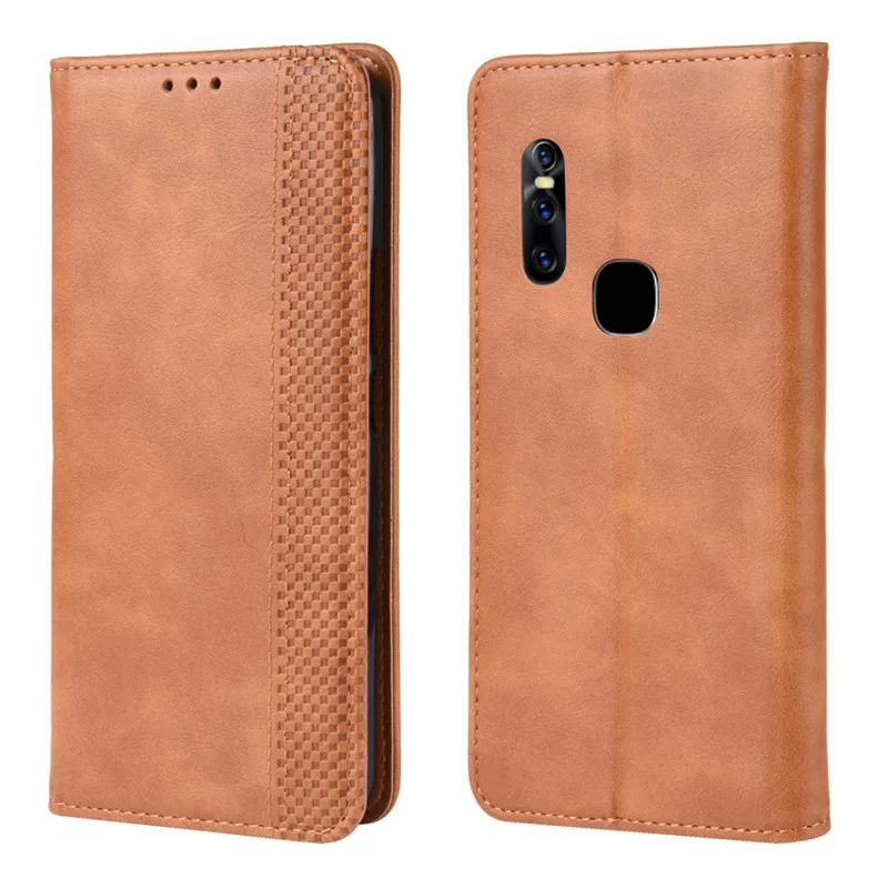 VIVO V15 Pro Case VIVO V15 Case Luxury Leather Flip cover funda with Stand Card Slot phone cases VIVO V15 Without magnets coque