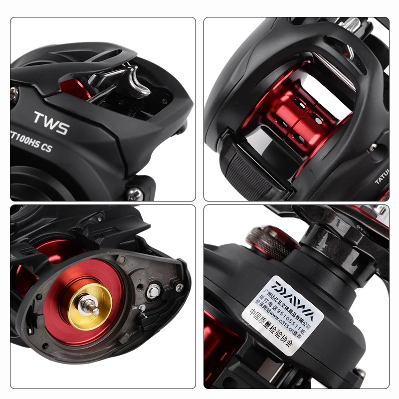 Оригинальная Рыболовная катушка DAIWA TATULA CT TYPE R 100H 100HL 100HS 100HSL для заброса приманки с