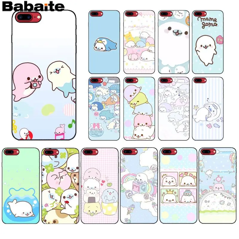 

Babaite Mamegoma seal Pattern TPU Soft Phone Accessories Cell Phone Case for Apple iPhone 8 7 6 6S Plus X XS MAX 5 5S SE XR