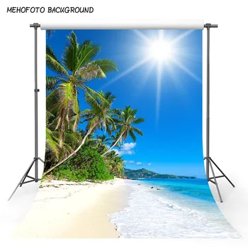 

MEHOFOTO Summer Beach Photography Backdrops Children Photo Background Custom for Photo Studio F-3256