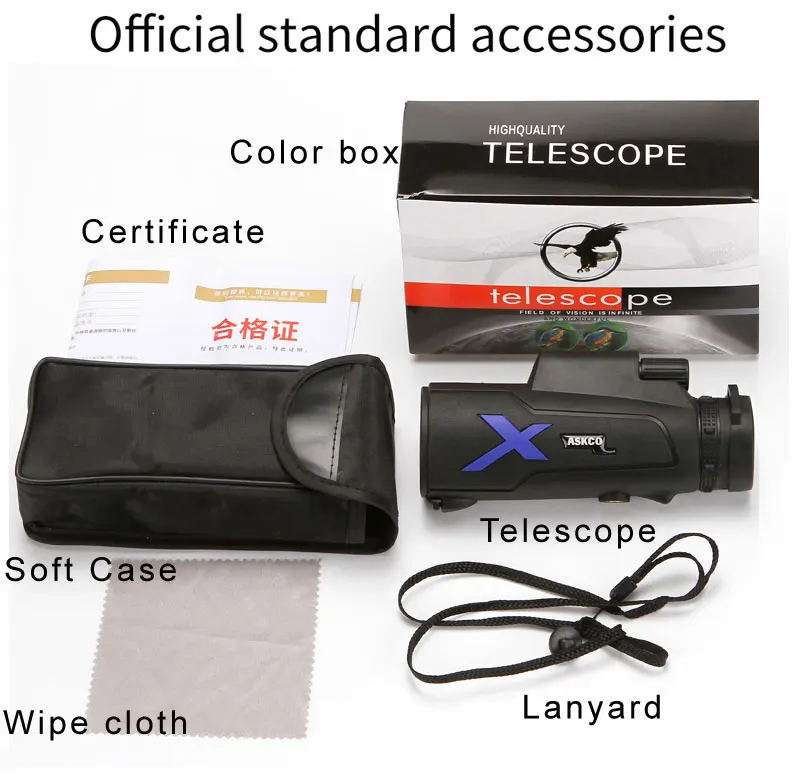 Telescópio e binóculos