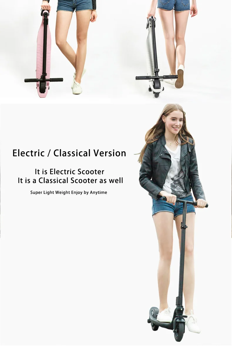 Clearance 6inch mini Electric scooter 24V 36V 48V Two Wheel kick scooter Adult Kids Electric skateboard Motor Scooterelectric hover board 7