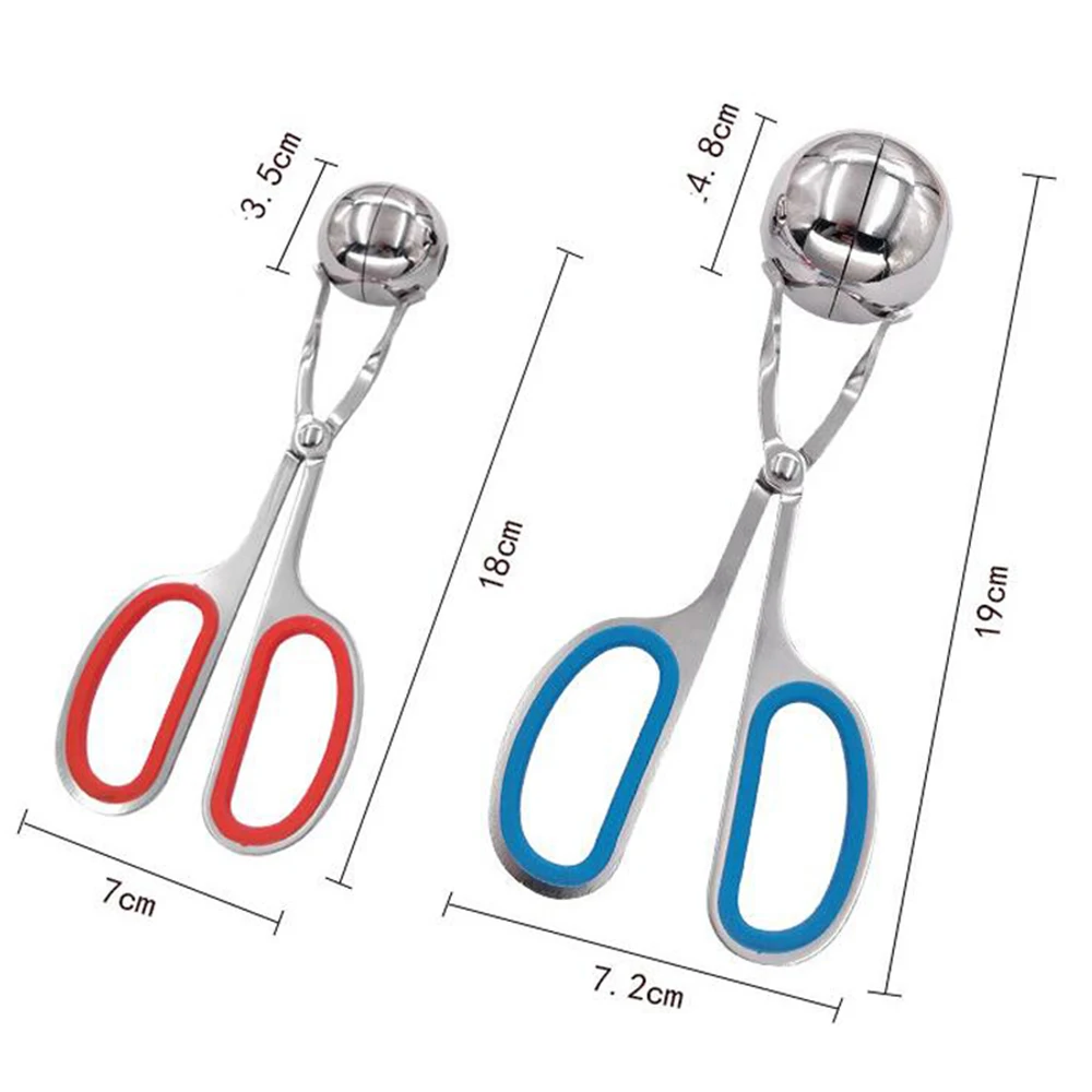 Meatball Maker Mold Stainless Steel Stuffed DIY Rice Fish Meat Ball Maker Meatballer Scoop Clip Kitchen Tools Meatball Maker