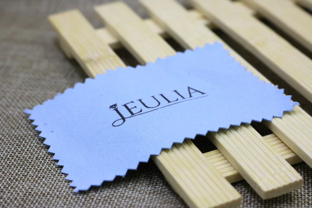 500x Quality Jewelry Cleaning Polishing Cloth Brass Polisher for Platinum Silver Gold Cleaner Free Custom Logo Printed Jewelry Tools