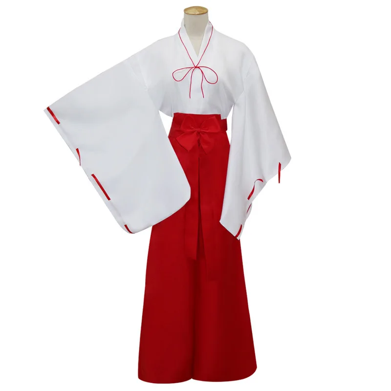 2019 аниме Inuyasha kiyo кимоно полный комплект косплей костюм на Хэллоуин топ + юбка